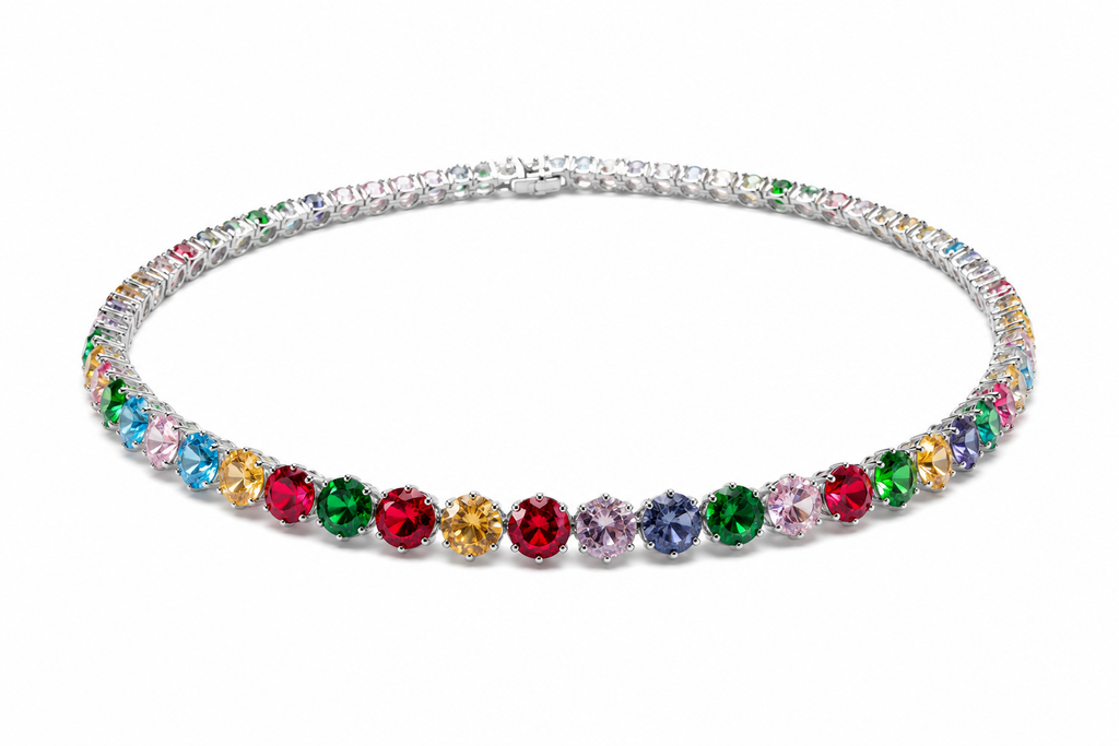 SERPENTİ RAINBOW ZİRKON KOLYE