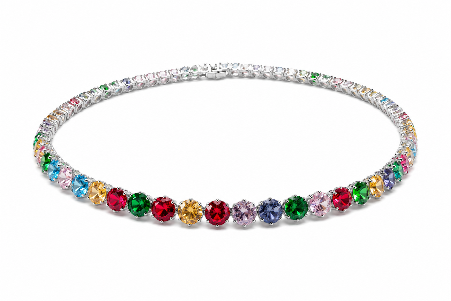 SERPENTİ RAINBOW ZİRKON KOLYE